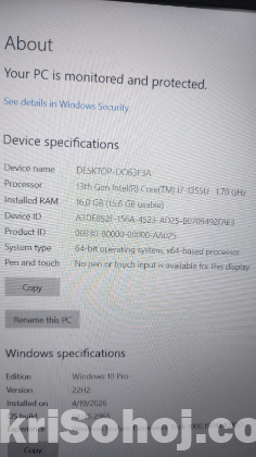 HP Probook 450 G10 | i7 13th gen 16 gb ram 500 ssd 15.6